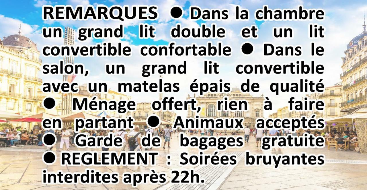 Appartement Comédie Musée-Fabre PARKING OFFERT Climatisation à Montpellier Extérieur photo