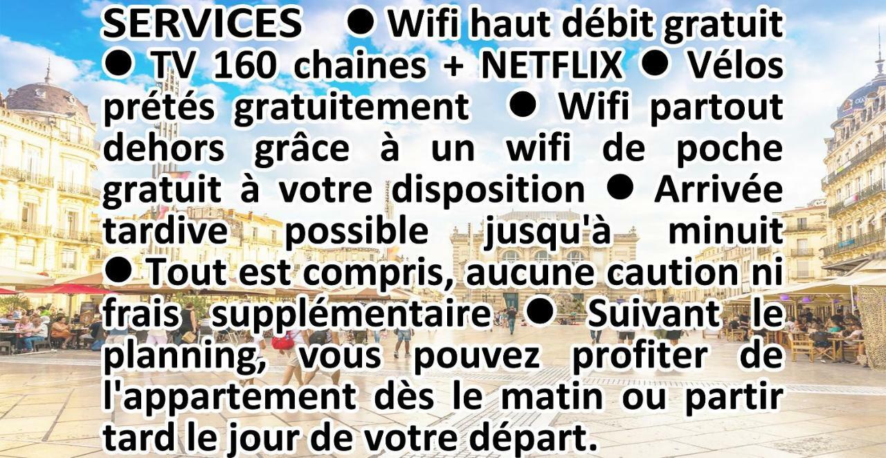 Appartement Comédie Musée-Fabre PARKING OFFERT Climatisation à Montpellier Extérieur photo
